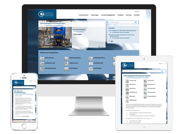 GERB Relaunch global Website und landesspezifische Websites