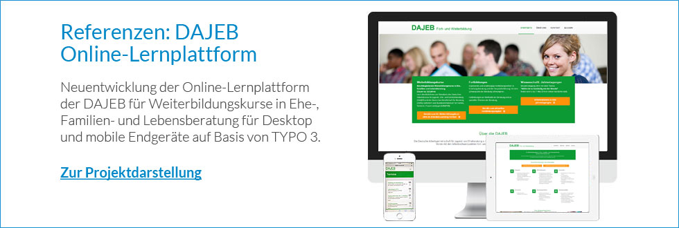 Online-Lernplattform der DAJEB Fort- und Weiterbildung