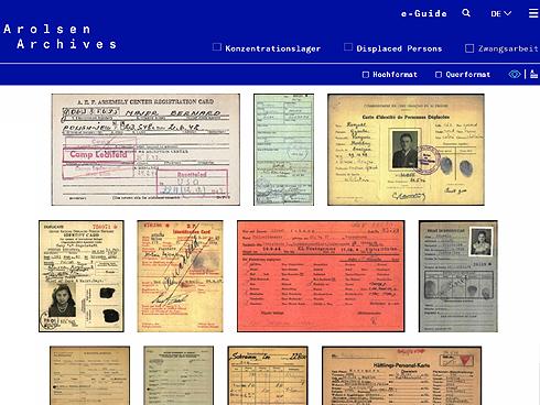 Website: e-Guide für Arolsen Archives