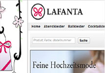 Onlineshop Lafanta Brautmode